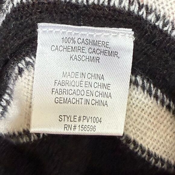 PRVLDG Threads of Privilege Full Zip Cashmere Star Print Cardigan Jacket XL - Picture 3 of 15